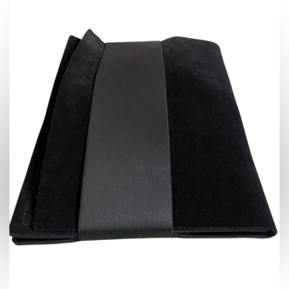 Pedro Garcia suede and leather foldover clutch - Picture 3 of 10
